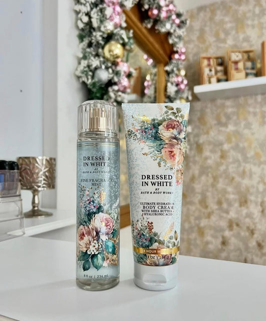 Dressed in White Bath & Body Works